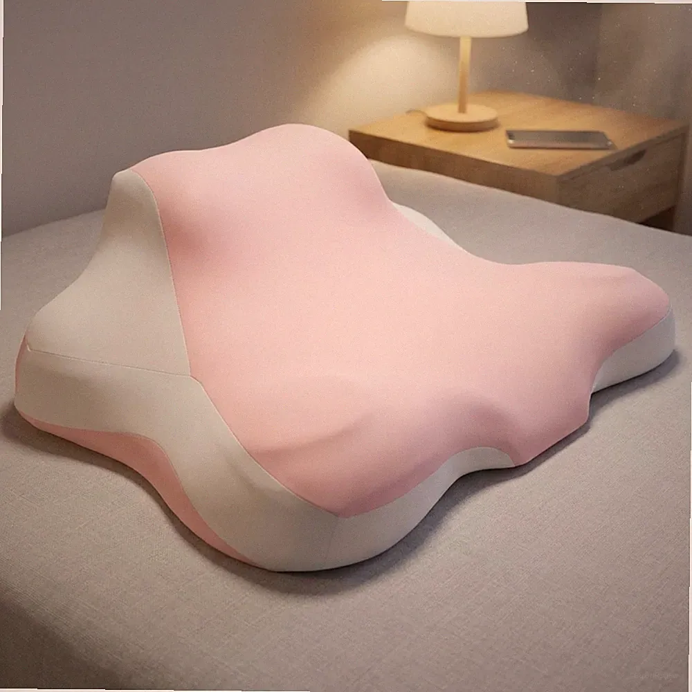 Kissen mit Konturschnitt ergonomisch Stützkissen orthopädisch für Bauchschläfer