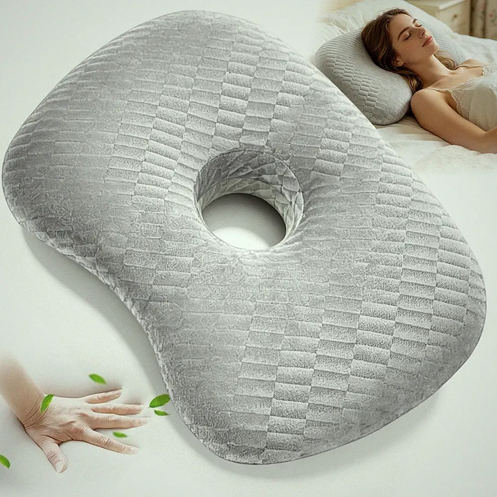 Kissen Schlafkissen Bauchschläferkissen Ergonomisch Atmungsaktiv Orthopädisch