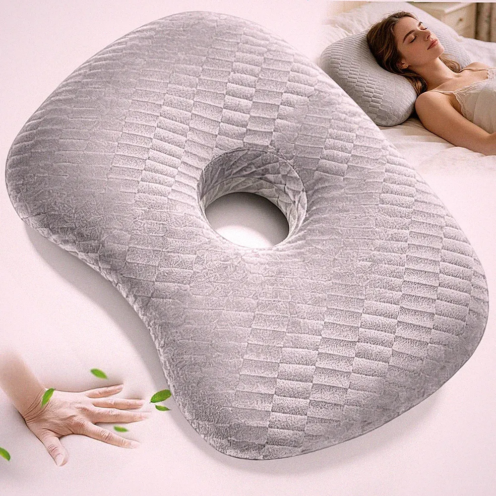 Kissen Schlafkissen Bauchschläferkissen Ergonomisch Atmungsaktiv Orthopädisch
