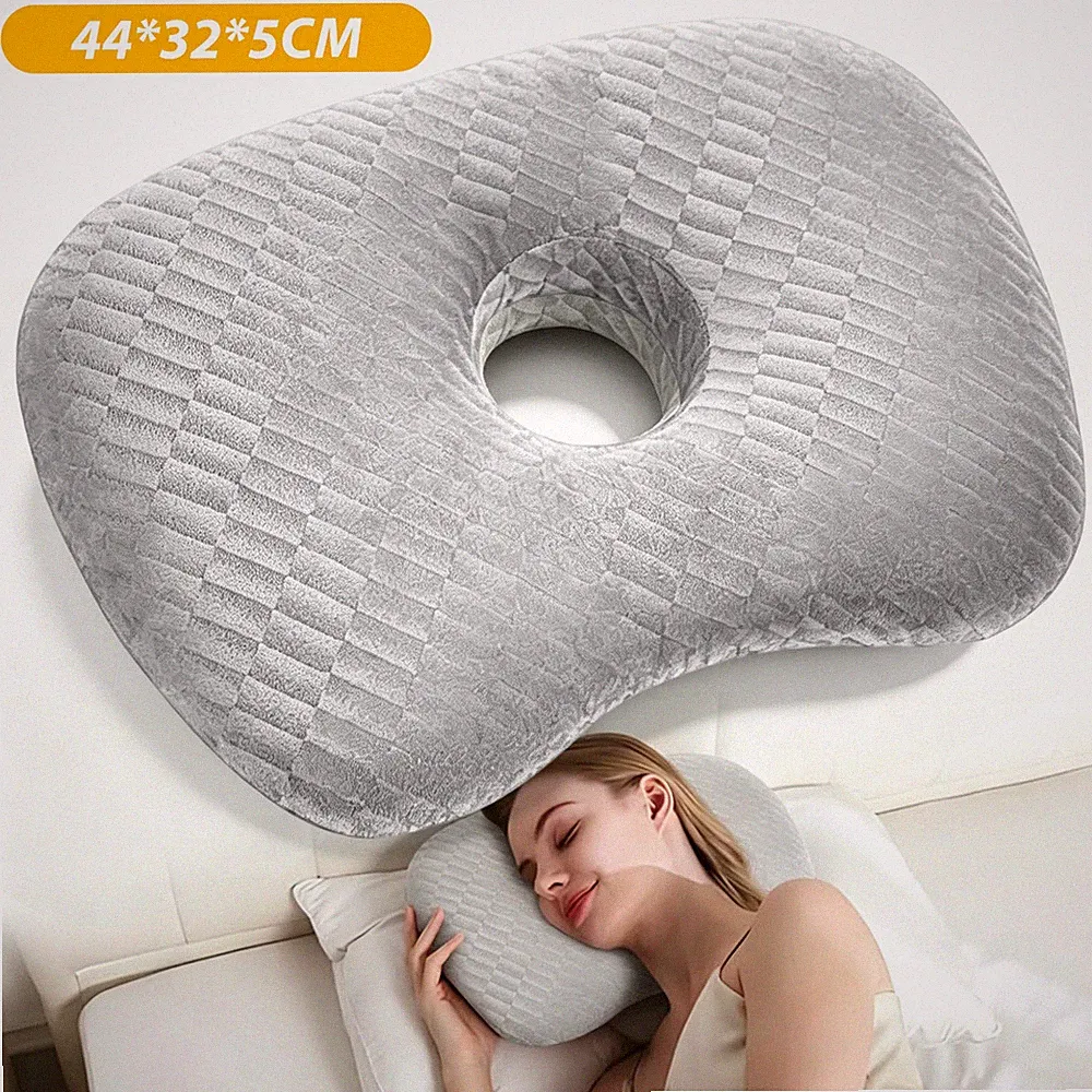 Kissen Schlafkissen Bauchschläferkissen Waschbar Orthopädisch Weich Für Sofa