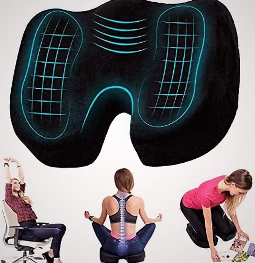 Kissen Sitzkissen Orthopädische Rückenschmerzlinderung Memory Foam Unterstützung X 8 BOX