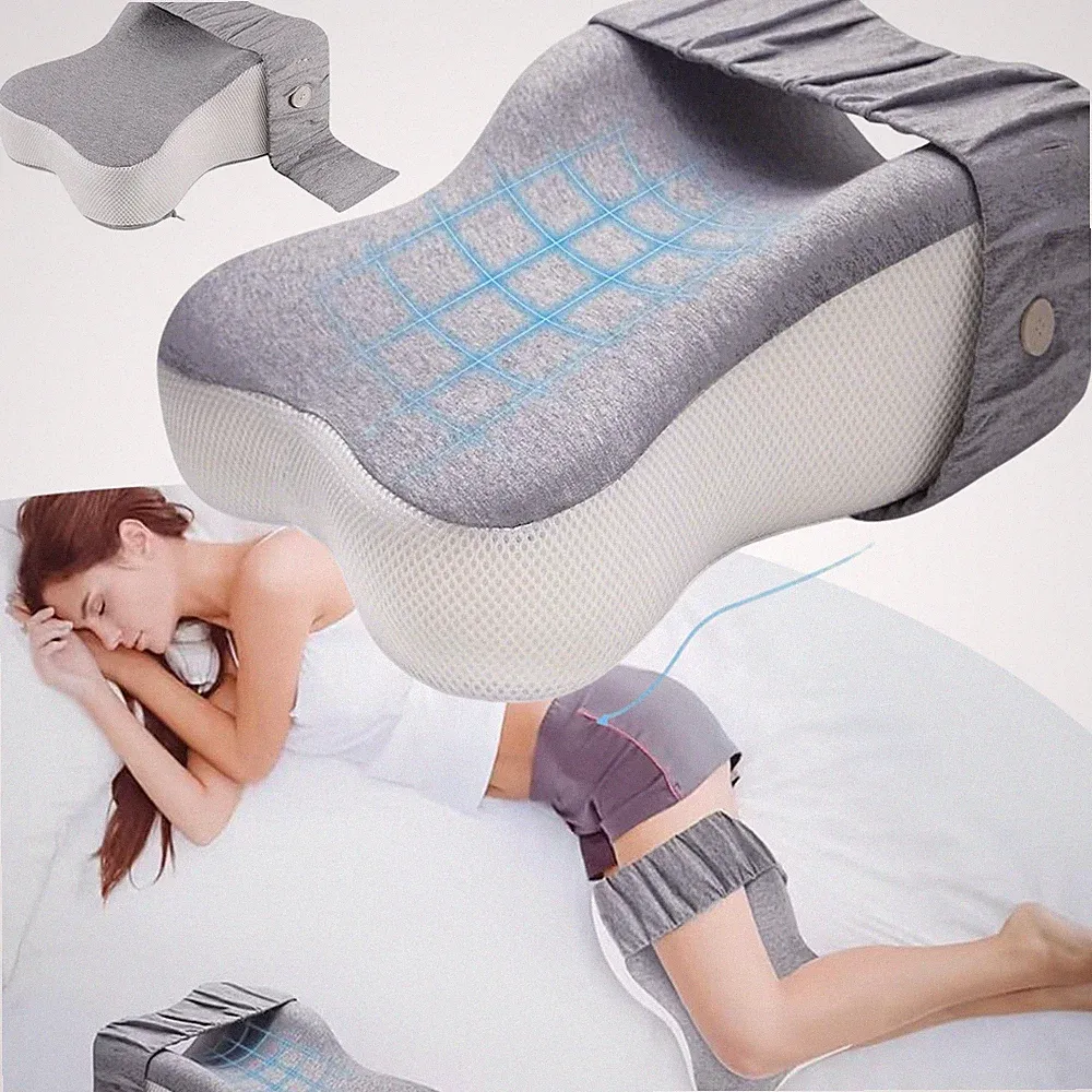 Kniekissen Ergonomisches Beinkissen Memory Schaum Seitenschläferkissen für Beine