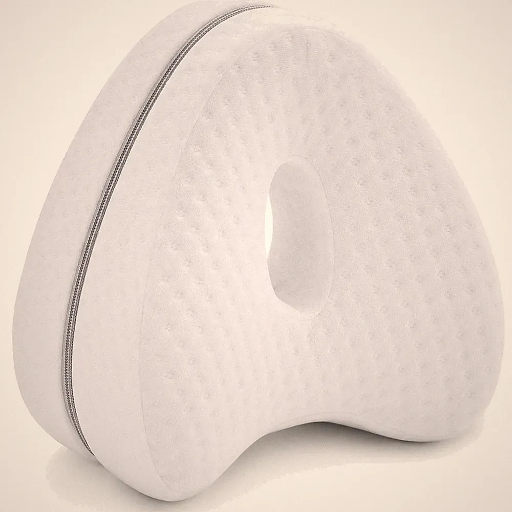 Kniekissen für Seitenschläfer aus Memory Foam, Orthopädisches Beinkissen, Pos...