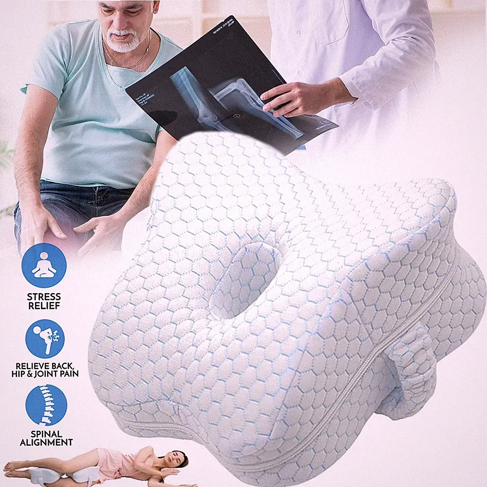 Kniekissen für Seitenschläfer, Orthopädische Kissen für Knie Beine, Beinkissen