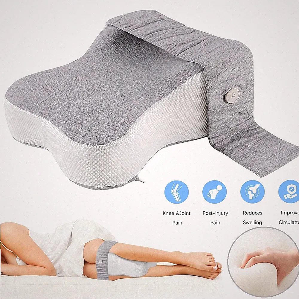 Kniekissen Memory Foam Beinkissen Orthopädisches Kniekissen für Seitenschläfer