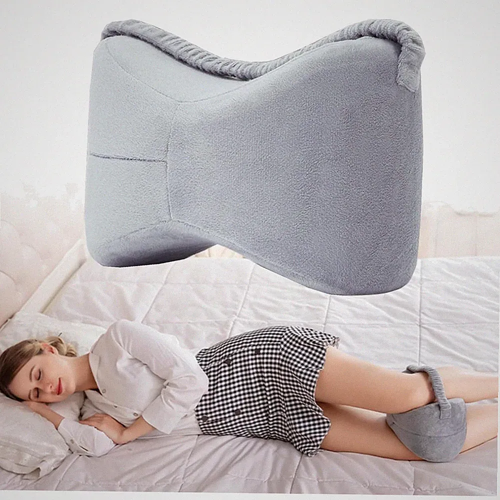 Kniekissen Memory Foam orthopädisch Schlafen Beinkissen Seitenschläfer