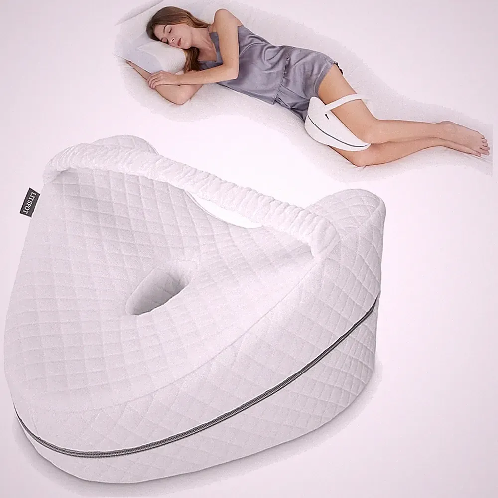 Kniekissen, Memory Foam, orthopädisch, Seitenschläfer, Schwangerschaft, abneh...
