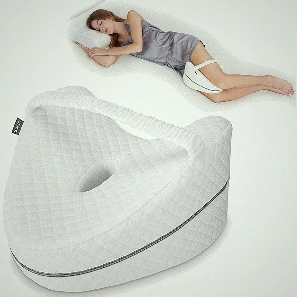 Kniekissen Memory Foam orthopädisch Seitenschläferkissen Schlafkissen
