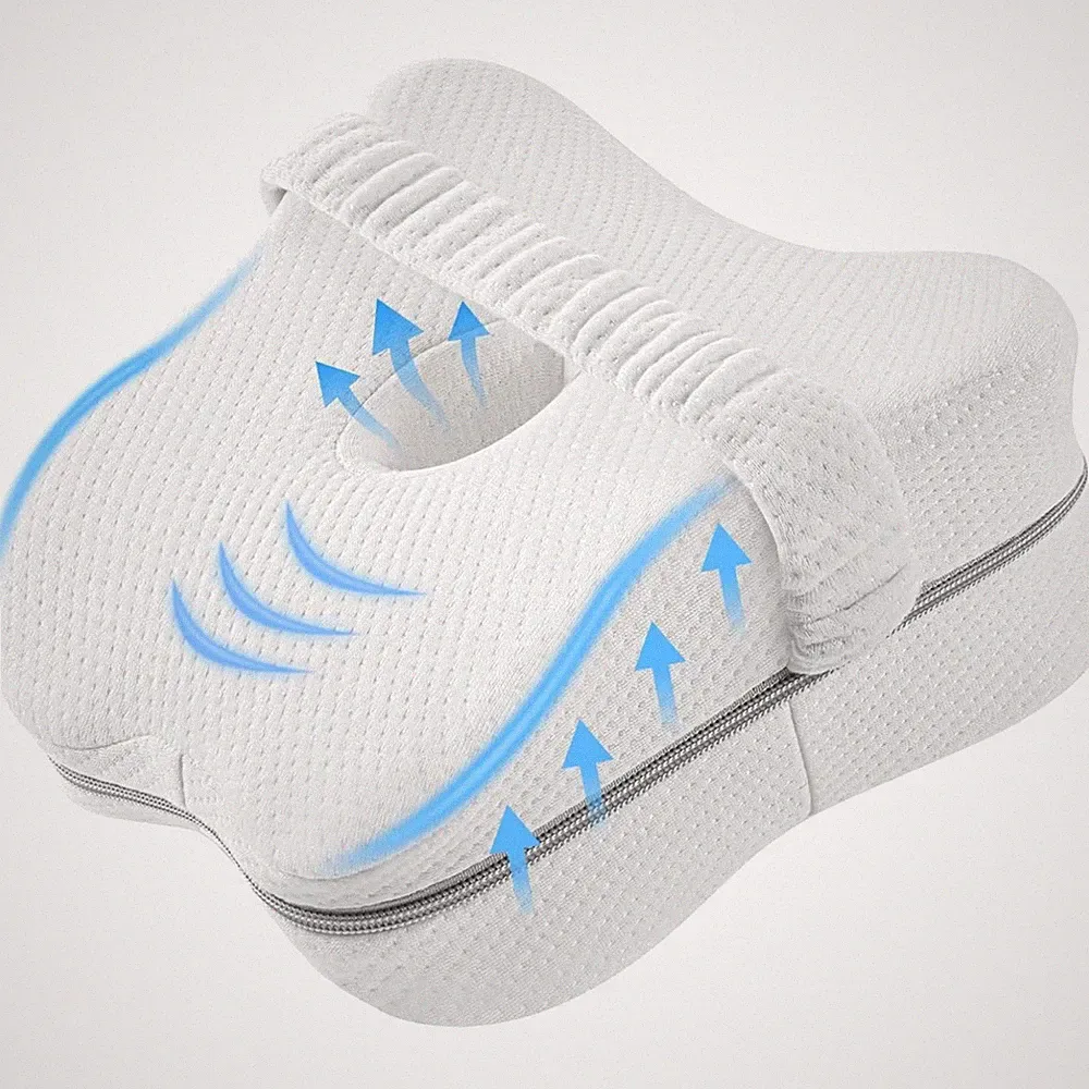 Kniekissen Memory Foam Seitenschläfer orthopädisch Schwangerschaft Beinkissen