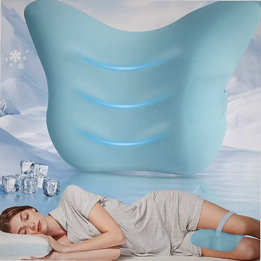 Kniekissen Memory Foam Seitenschläfer orthopädisch waschbar Beinkissen
