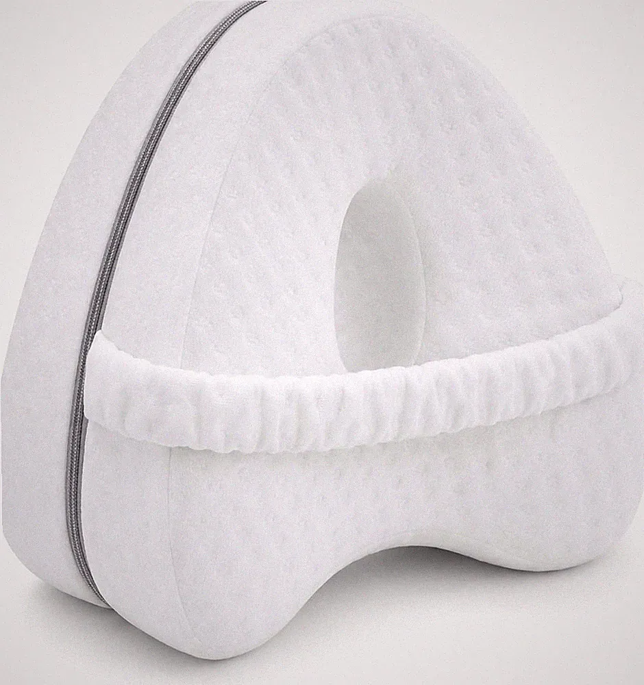 Kniekissen Orthopädisch Beinkissen Memory Foam für Seitenschläfer Abnehmbarer