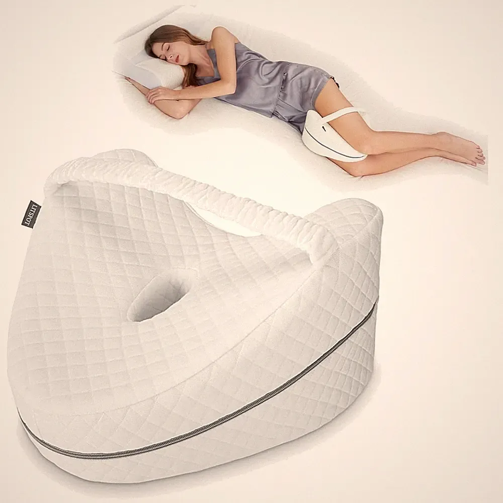 Kniekissen Orthopädisch Memory Foam Seiten Schlafen Schwangerschaft Rücken Hüfte