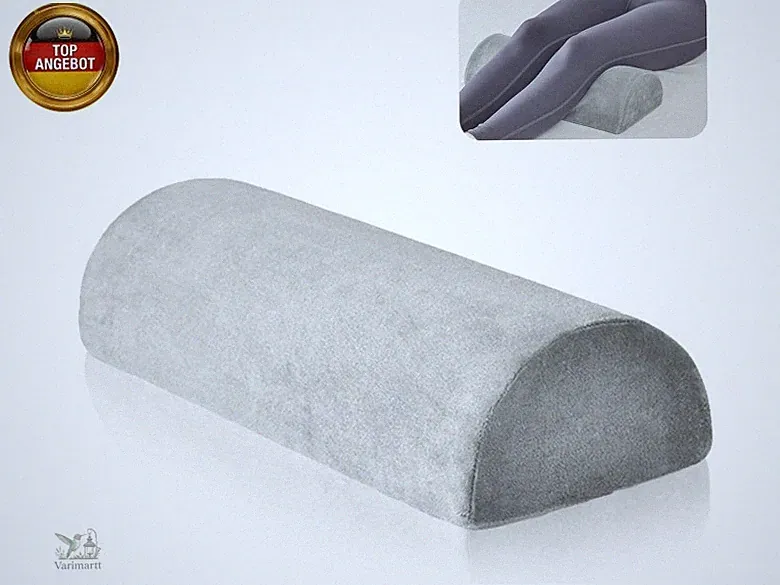 Kniekissen Seitenschläfer Memory Foam Kissen,orthopädische Nackenrolle