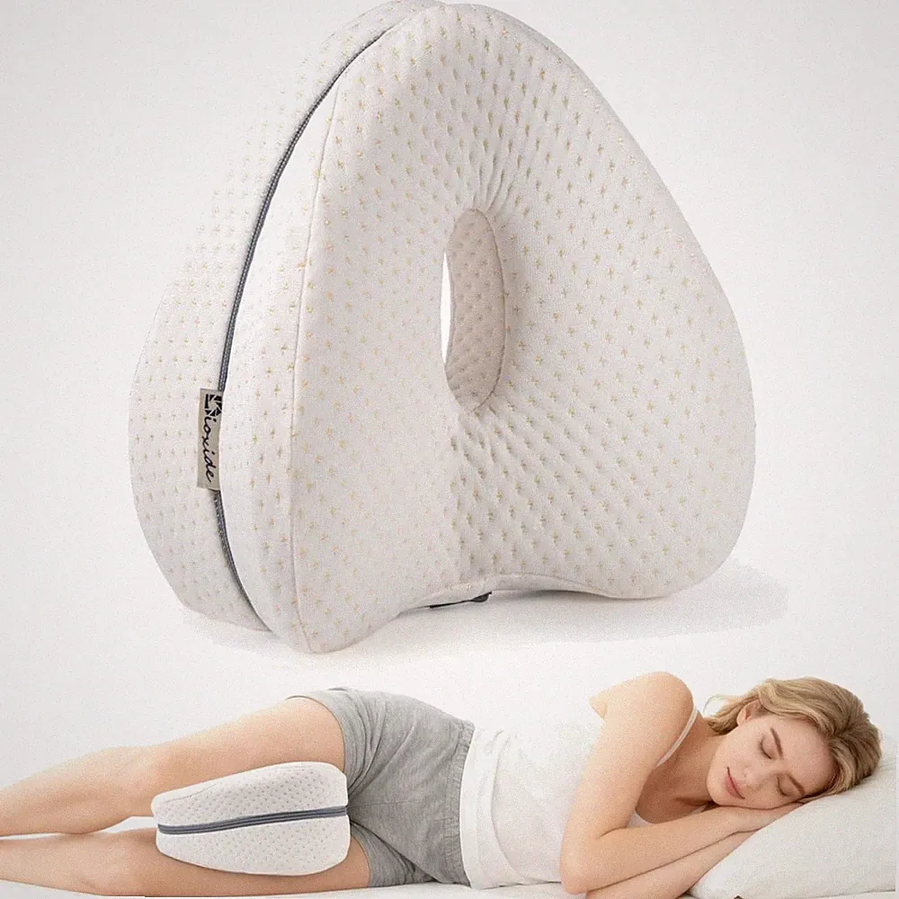 Kniekissen Seitenschläfer Memory Foam orthopädisch Beinkissen
