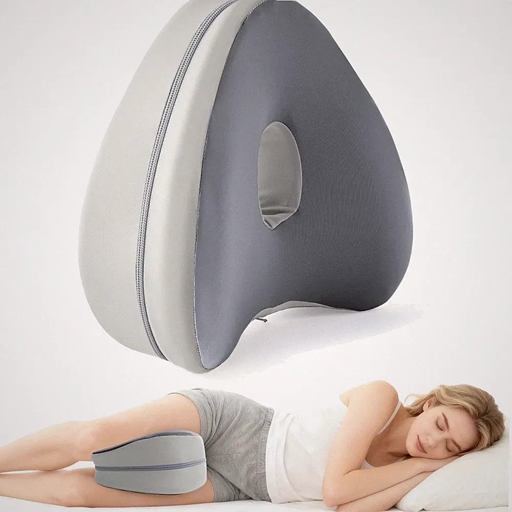 Kniekissen Seitenschläfer Memory Foam orthopädisch Beinkissen Schlafkissen