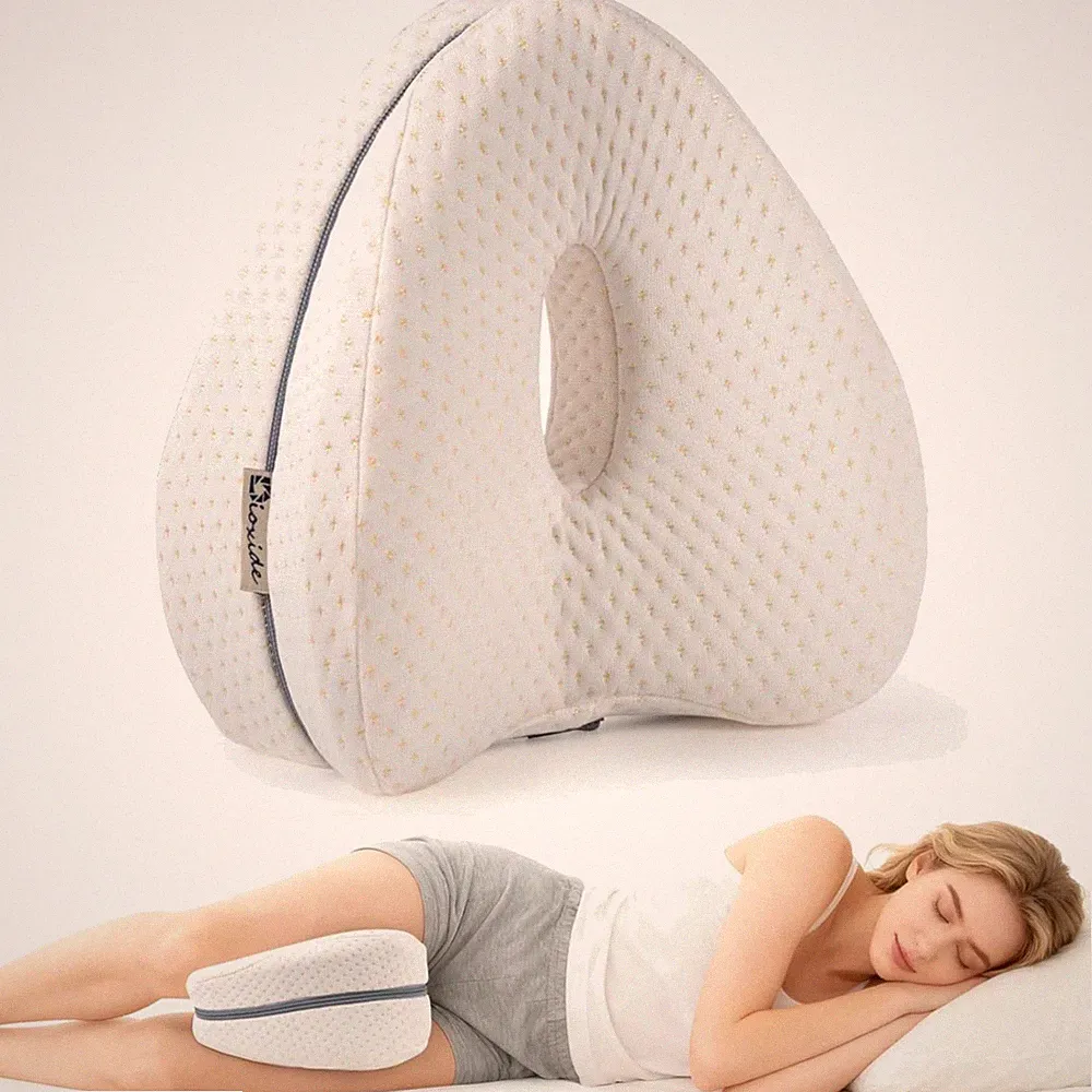 Kniekissen Seitenschläfer Memory Foam orthopädisch Beinkissen Schwangerschaft