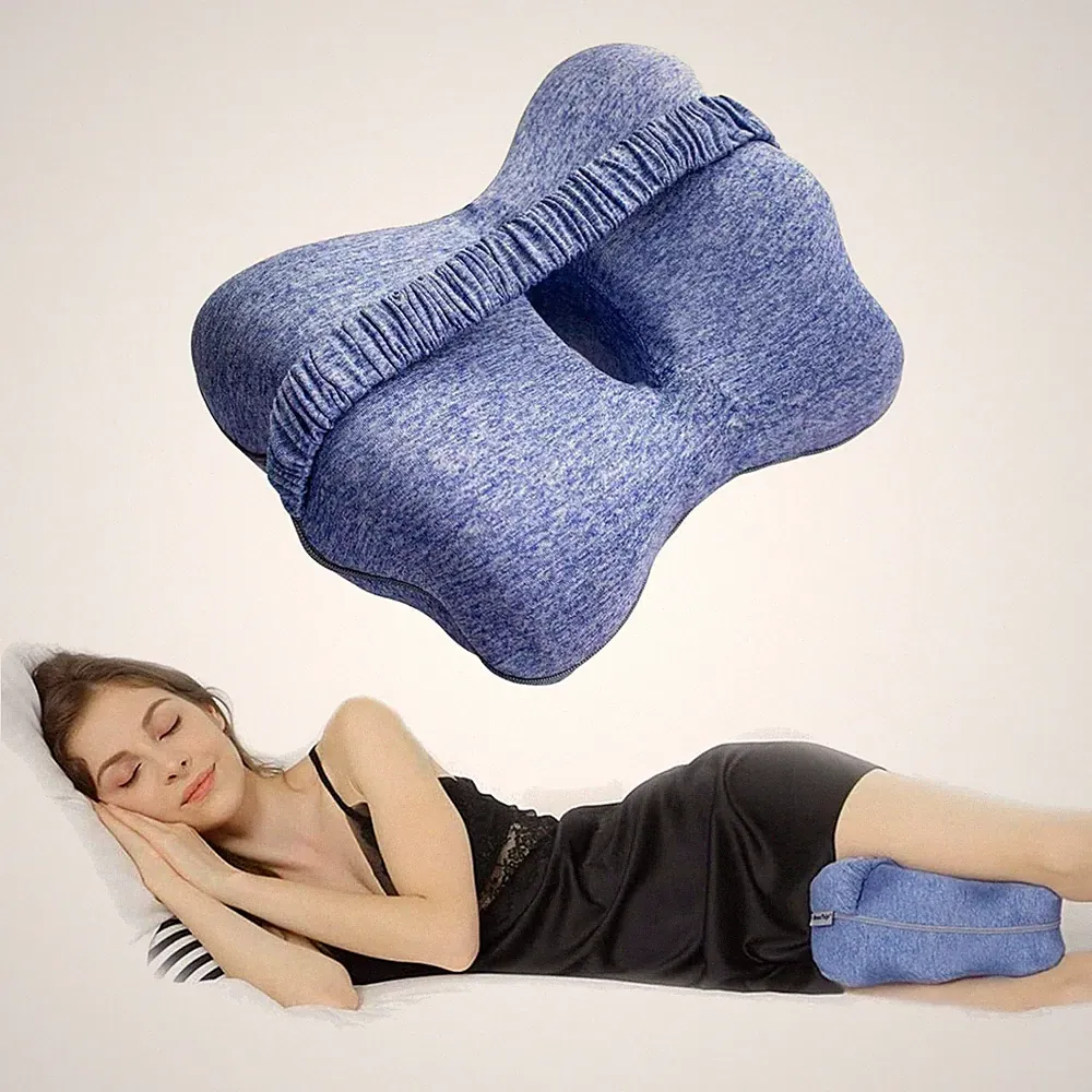 Kniekissen Seitenschläfer Memory Foam orthopädisch Beinkissen Seitenschläferk...