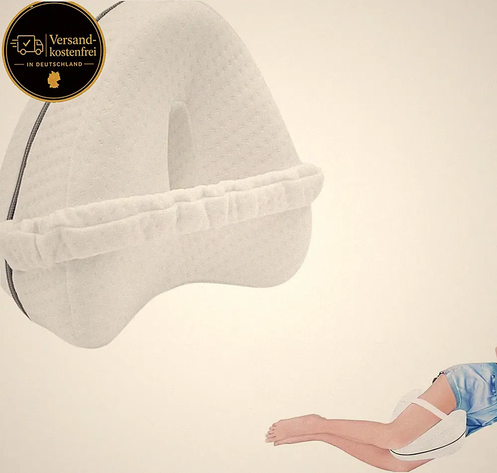 Kniekissen Seitenschläfer Memory Foam orthopädisch für schmerzfreien Schlaf