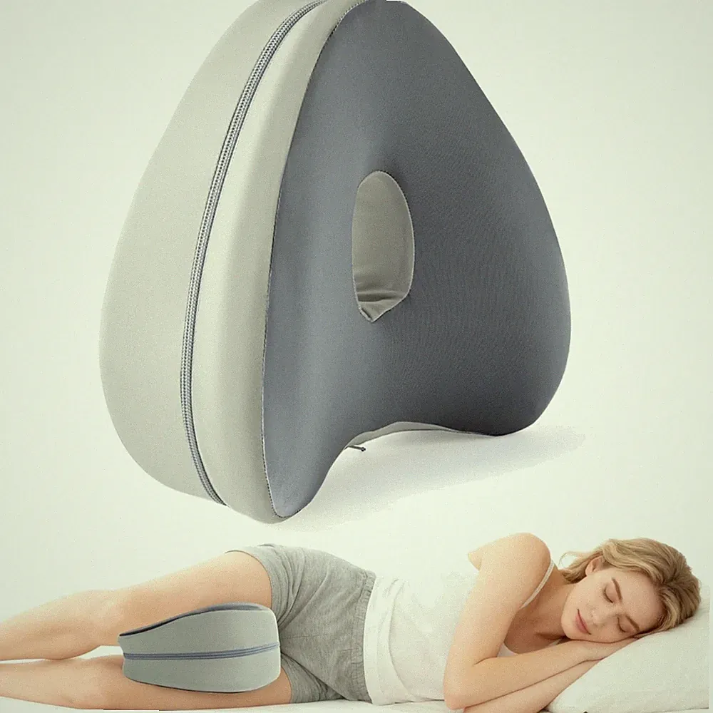 Kniekissen Seitenschläfer Memory Foam orthopädisch Sofa Bett Schlafen