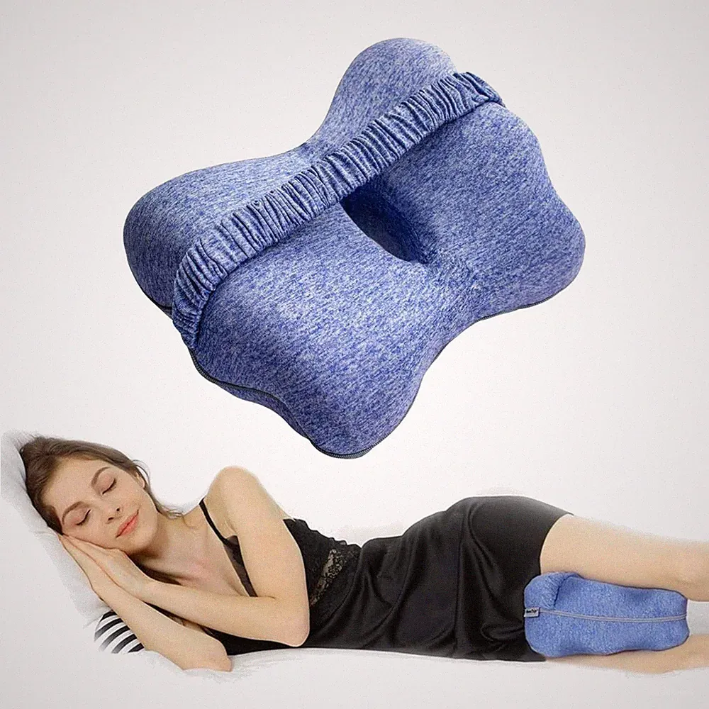 Kniekissen Seitenschläfer orthopädisch Memory Foam Beinkissen Schmetterling