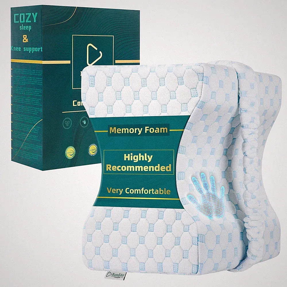 Kniekissen Seitenschläfer orthopädisches Beinkissen Memory-Schaum ergonomisch