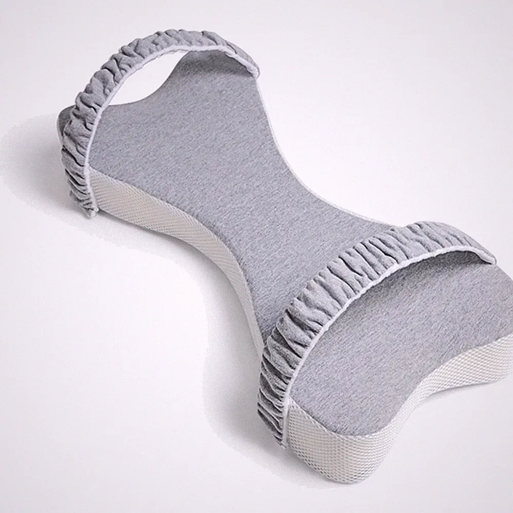Kniekissen Seitenschläfer Orthopädisches Beinkissen Schlafkissen Gray
