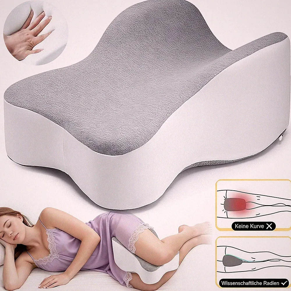 Kniekissen Seitenschläferkissen Orthopädisch Premium Perfekt Zum Seitenschlafen