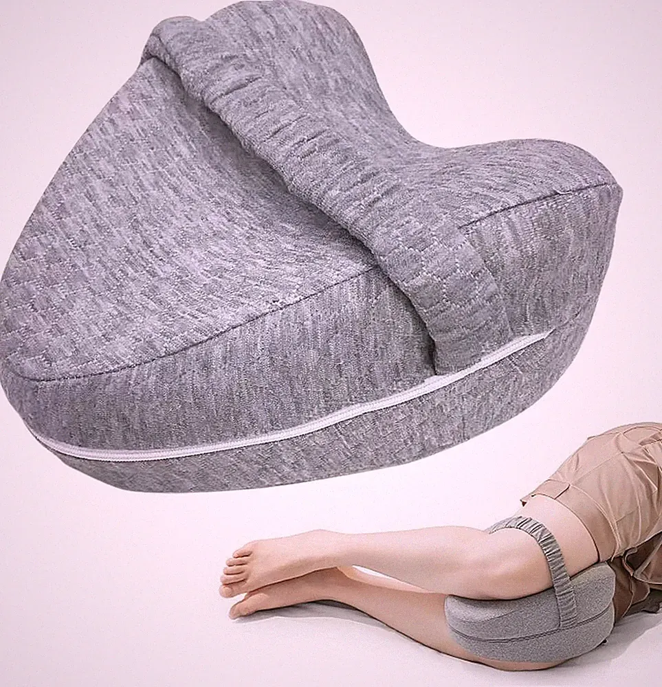 Kniekissen zum Seitenschlafen, Orthopädisches Bein-Kissen für eine optimale Schl