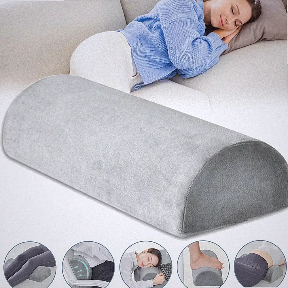 Knierolle Lagerungsrolle Beinkissen Orthopädisches Stützkissen für Bett Beine