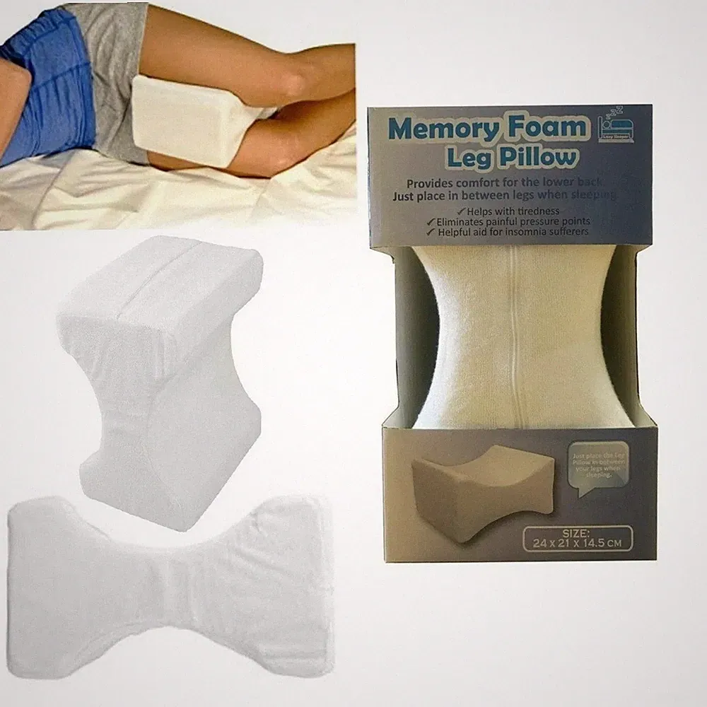 Kniestützkissen orthopädisch fester Memory-Schaum für Beine unterer Rücken Hüften
