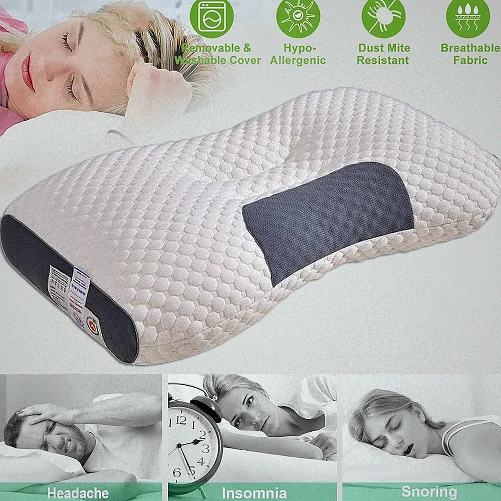 Komfortables Kopfkissen Nackenkissen Ergonomische Nackenstützkissen Schlafkissen