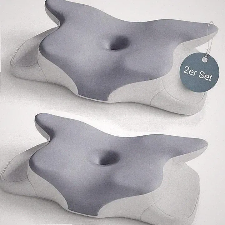 Kopfkissen 2er SET Orthopädisch Kissen Nackenkissen Memory Foam B-WARE