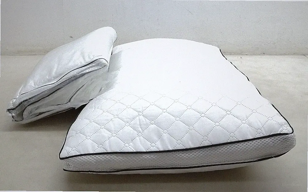Kopfkissen 40x80 cm 2er Set, orthopaedisches Seitenschlaeferkissen