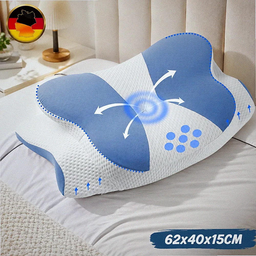 Kopfkissen Memory Foam Ergonomisches Für Rückenschläfer Nackenstützkissen Kissen