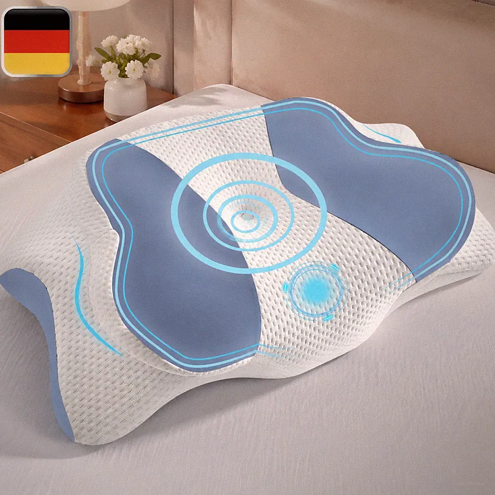 Kopfkissen Memory Foam Ergonomisches Orthopädisch Für Bauchschläfer Schlafkissen
