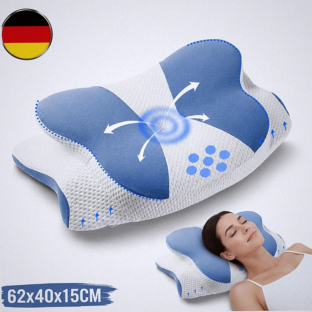 Kopfkissen Memory Foam Für Bauchschläfer Ergonomisches Nackenstützkissen DHL