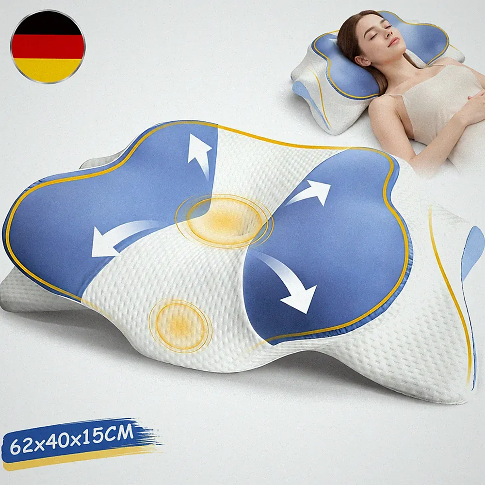 Kopfkissen Memory Foam Für Bauchschläfer Orthopädisches Kissen Nackenkissen