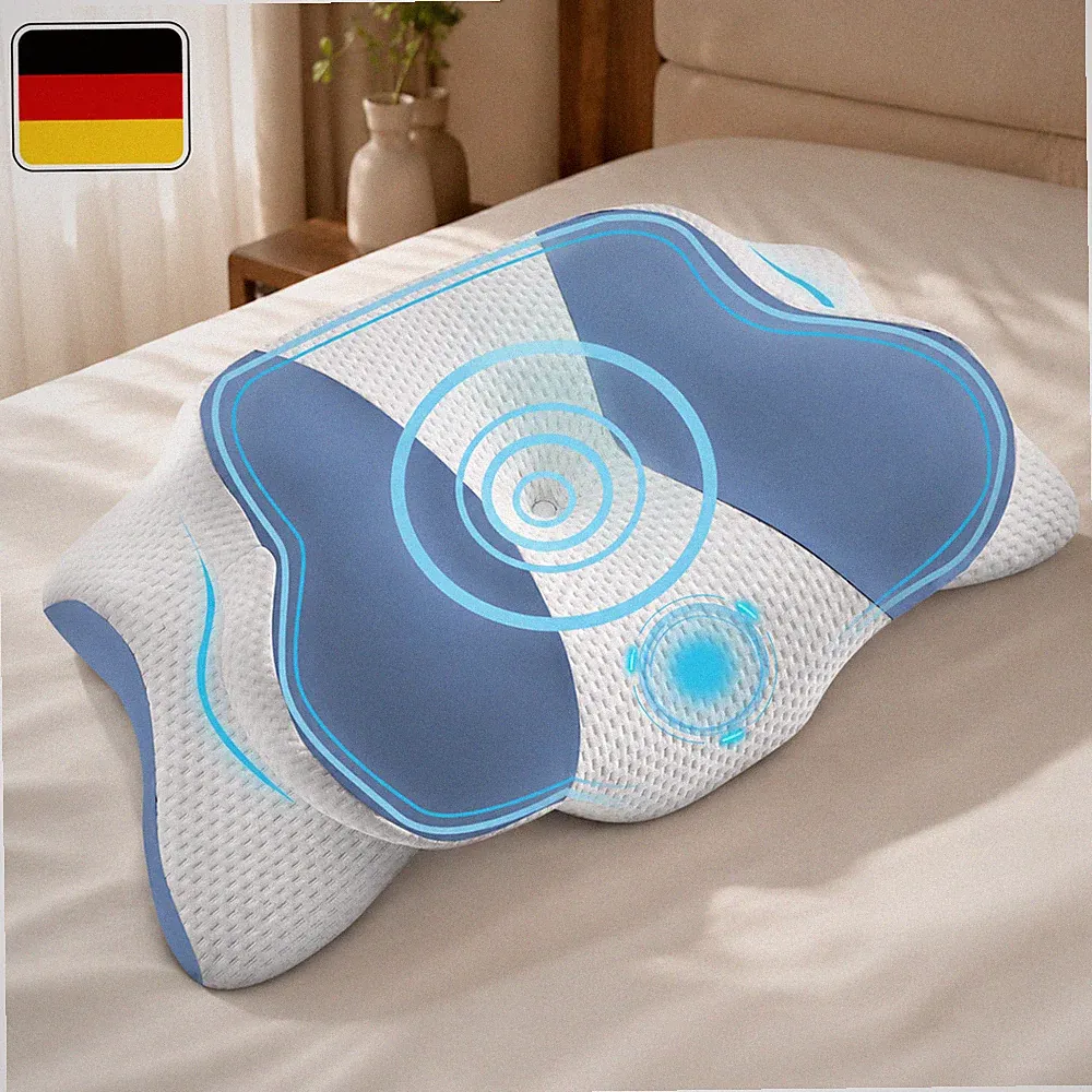 Kopfkissen Memory Foam Für Rückenschläfer Ergonomisches Nackenkissen Kissen DE