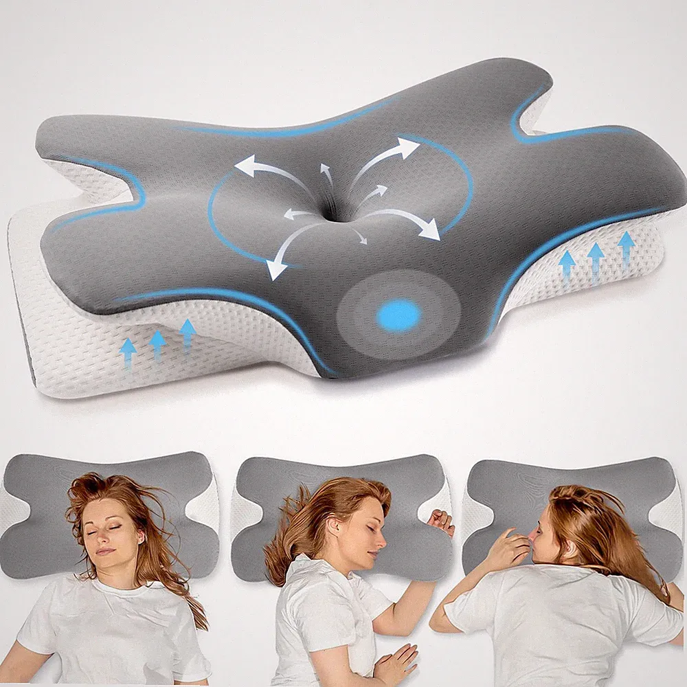 Kopfkissen Memory Foam Kissen Nackenstützkissen Seitenschläferkissen