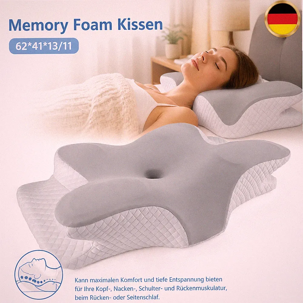 Kopfkissen Memory Foam Kissen Orthopädisch Nackenstützkissen Für Seitenschläfer