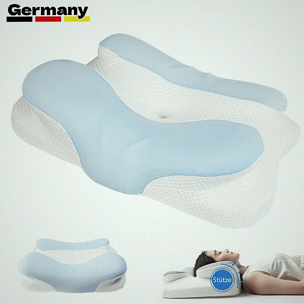 Kopfkissen Memory Foam Kissen Orthopädisches Kissen Schlafkissen 60,8×38,2×15CM