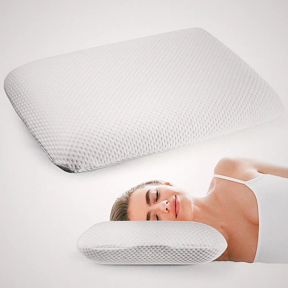 Kopfkissen Memory Foam Kissen, Orthopädisches Nackenstützkissen 70 x 40 x 12cm