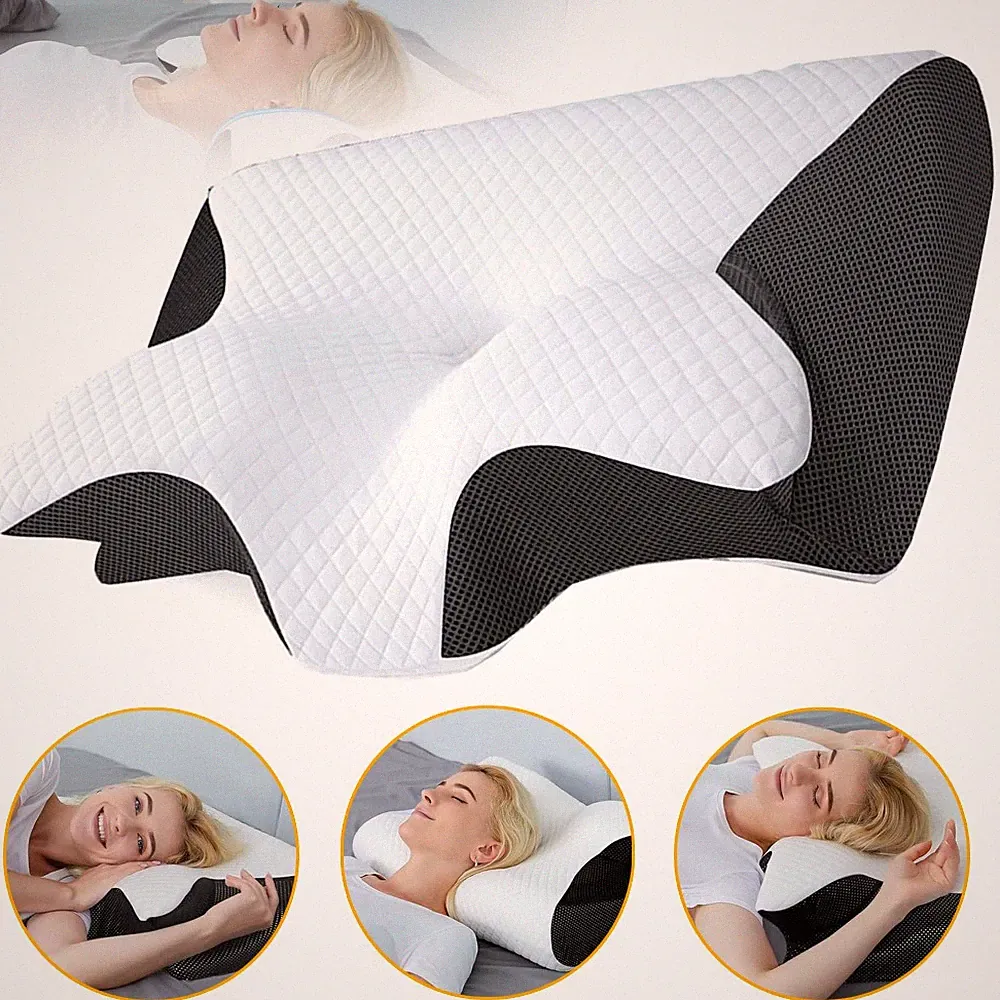 Kopfkissen, Memory Foam Kissen Schlafkissen Ergonomisches Seitenschläferkissen