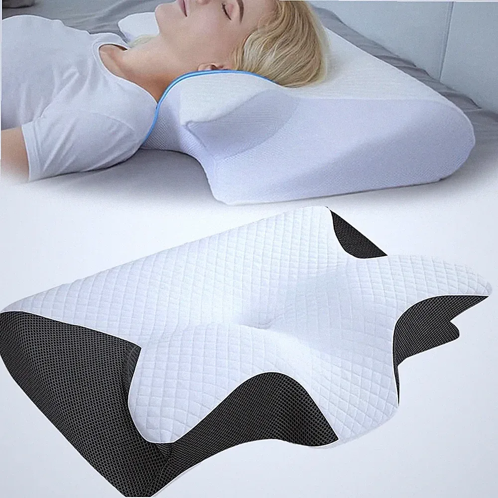 Kopfkissen Memory Foam Nackenkissen Orthopädisch Nackenstützkissen Schlafkissen