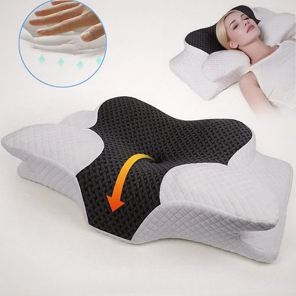Kopfkissen Memory Foam Nackenkissen Seitenschläferkissen Orthopädisches Kissen