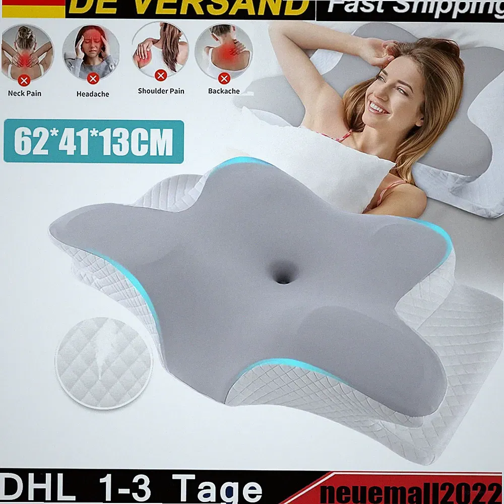 Kopfkissen Memory Foam Nackenstützkissen Orthopädisches Kissen Nackenkissen NEU
