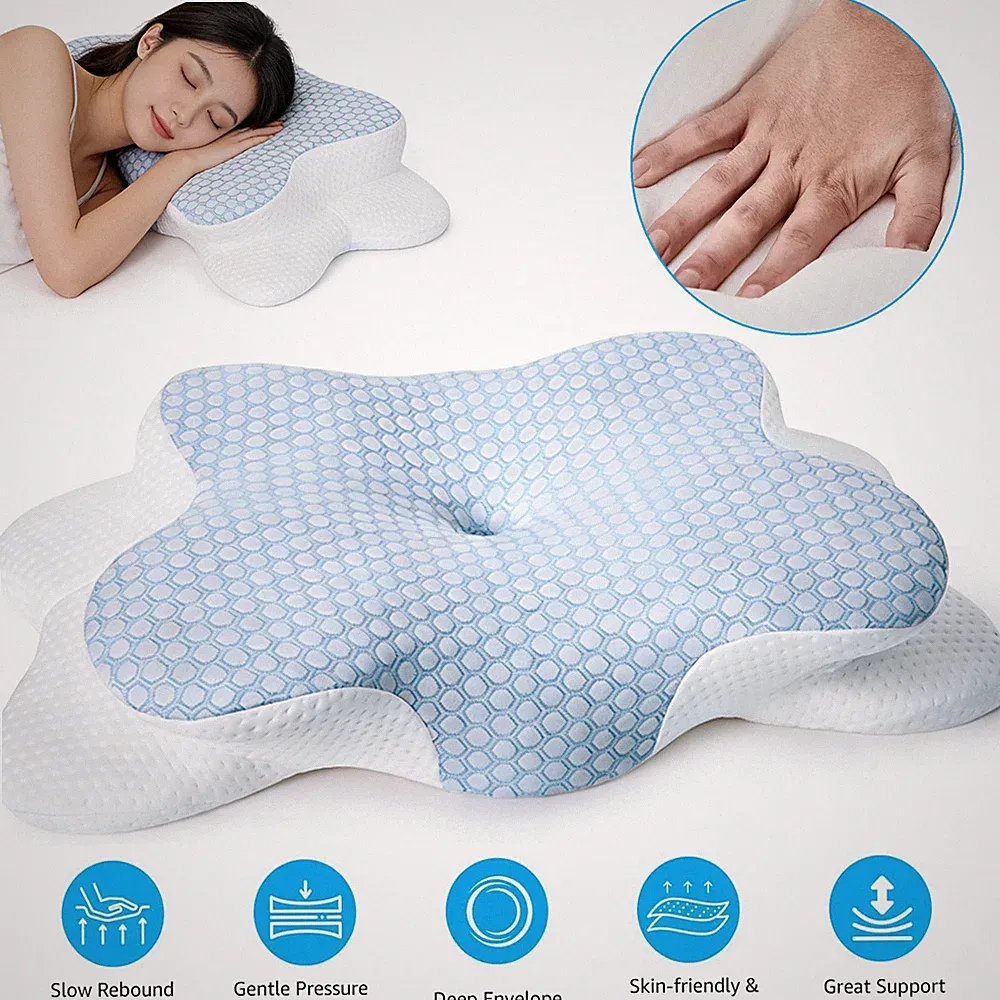 Kopfkissen Memory Foam Nackenstützkissen Seitenschläferkissen Nackenkissen de
