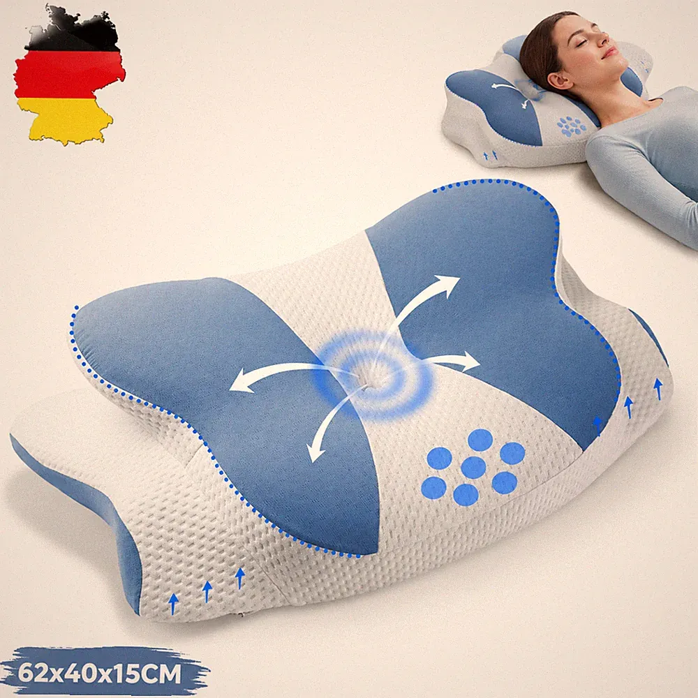 Kopfkissen Memory Foam Orthopädisch Nackenkissen Für Rückenschläfer Schlafkissen