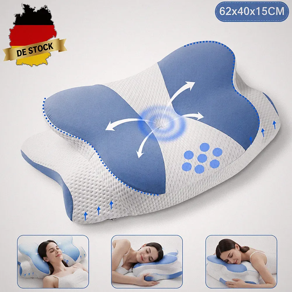 Kopfkissen Memory Foam Orthopädisches Kissen Ergonomisches Für Rückenschläfer