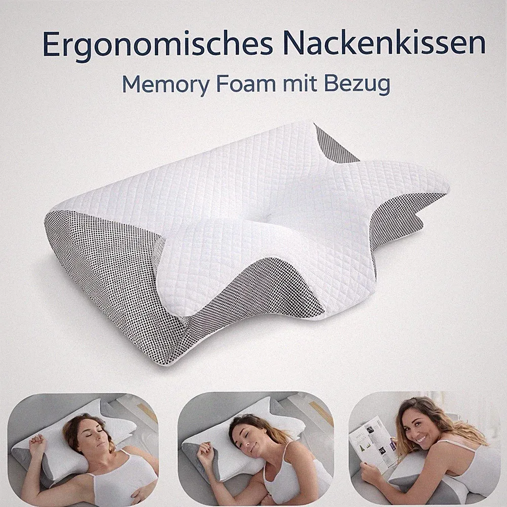 Kopfkissen Memory Foam Orthopädisches Kissen Nackenkissen Schlafkissen